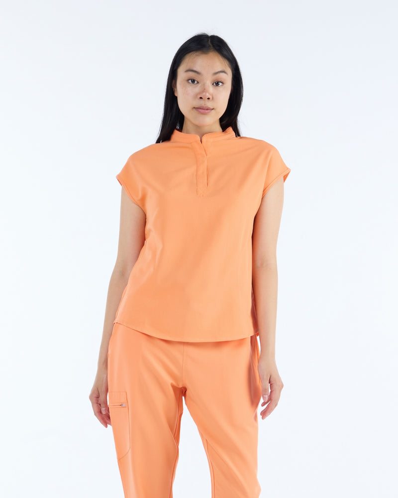 Contour Scrub Top Sunkissed Peach