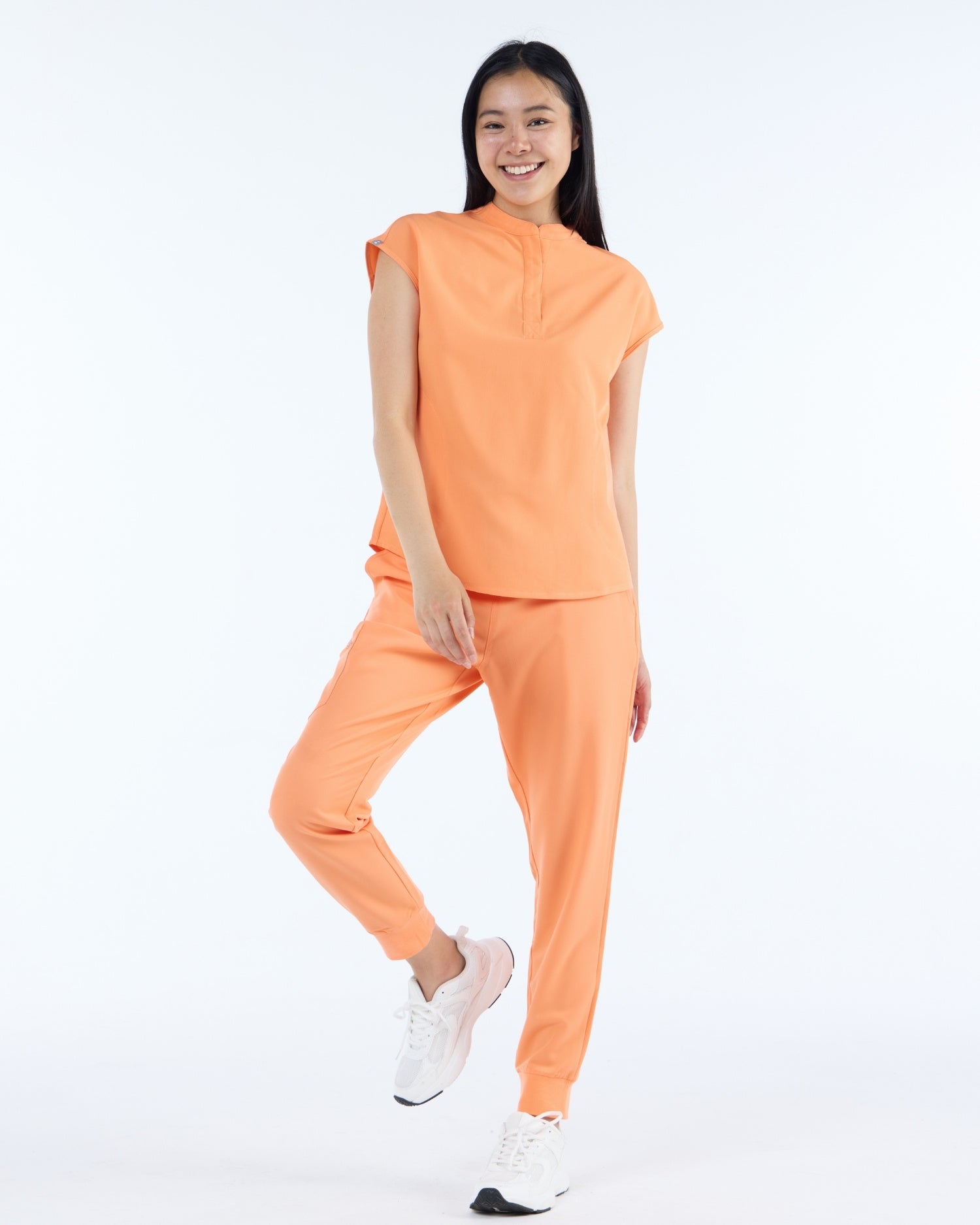 Contour Scrub Top Sunkissed Peach