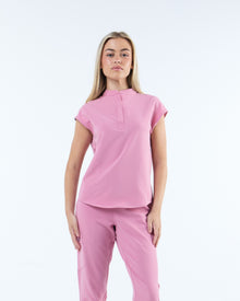 Contour Scrub Top Blush Pink