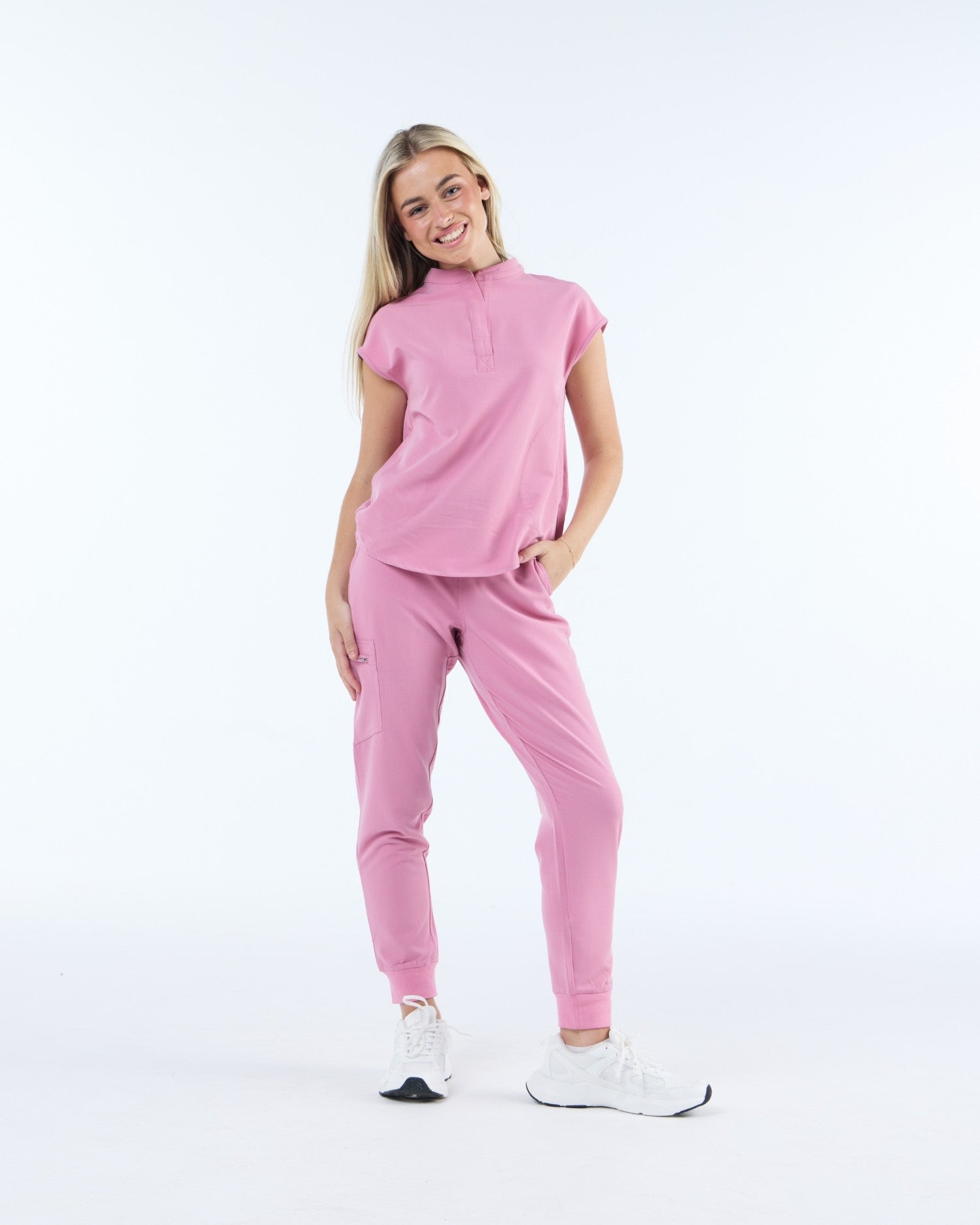 Jogger Scrub Pants Blush Pink