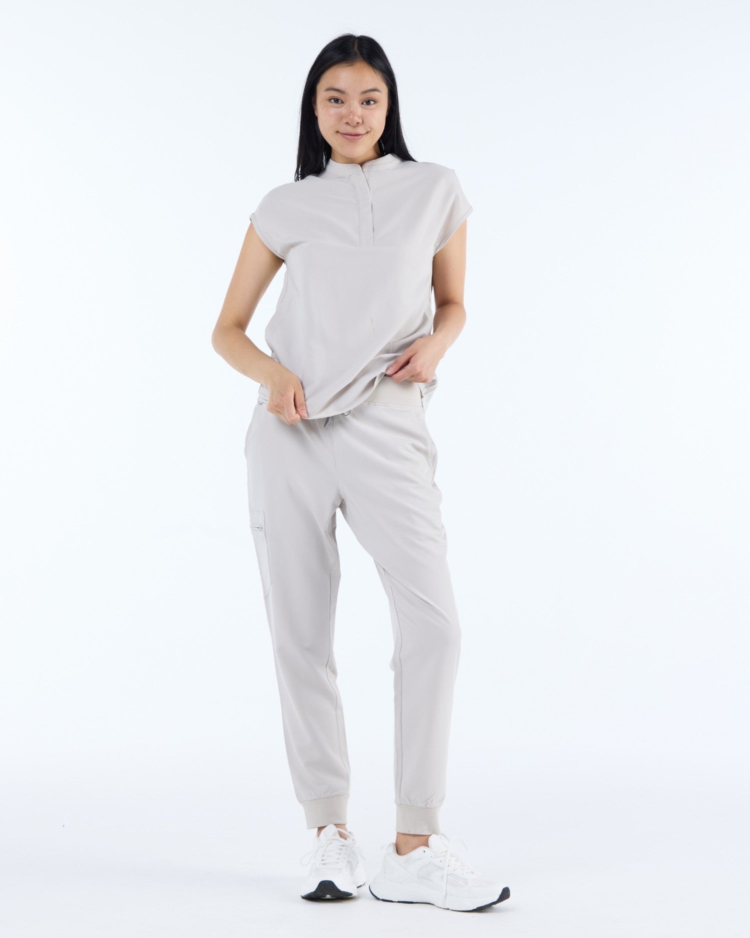 Jogger Scrub Pants Silk Sand