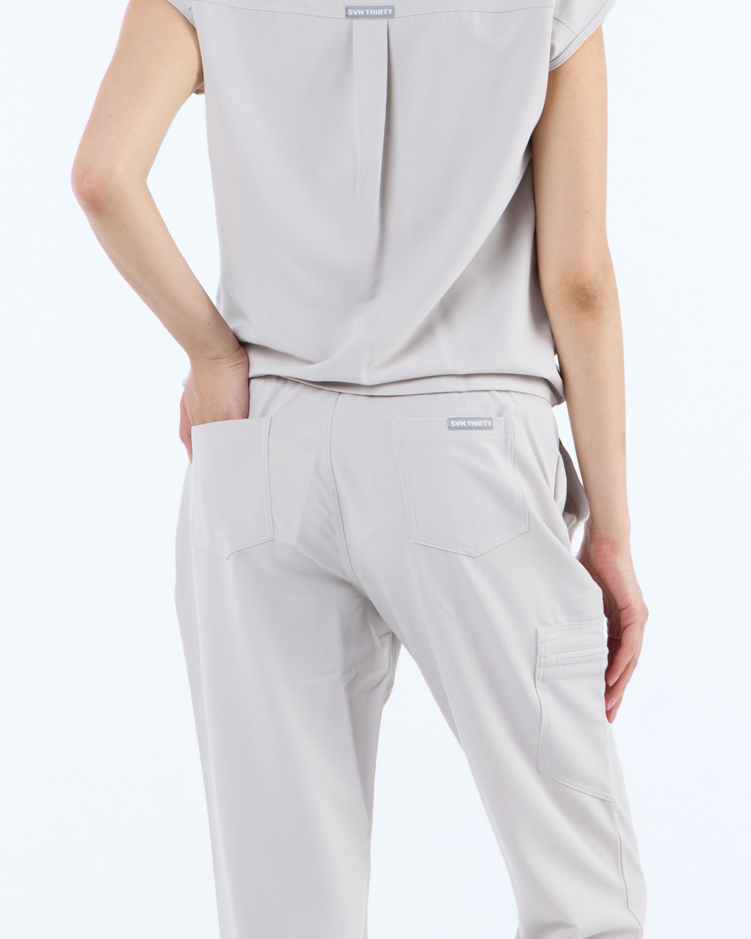 Jogger Scrub Pants Silk Sand