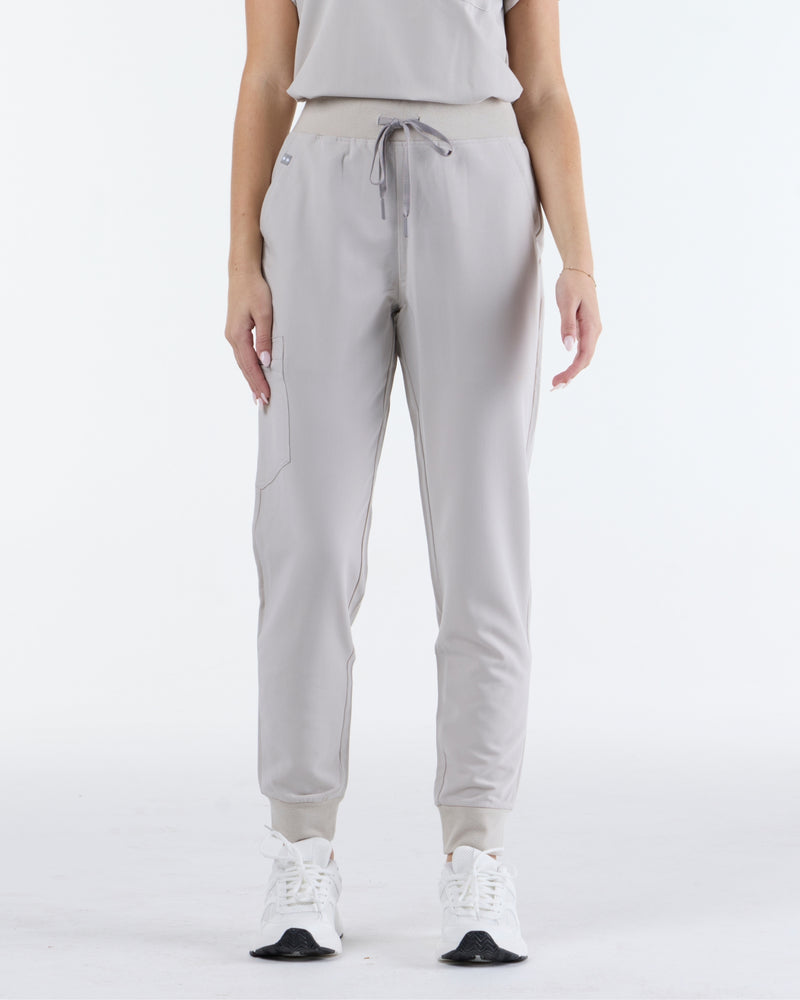 Jogger Scrub Pants Silk Sand