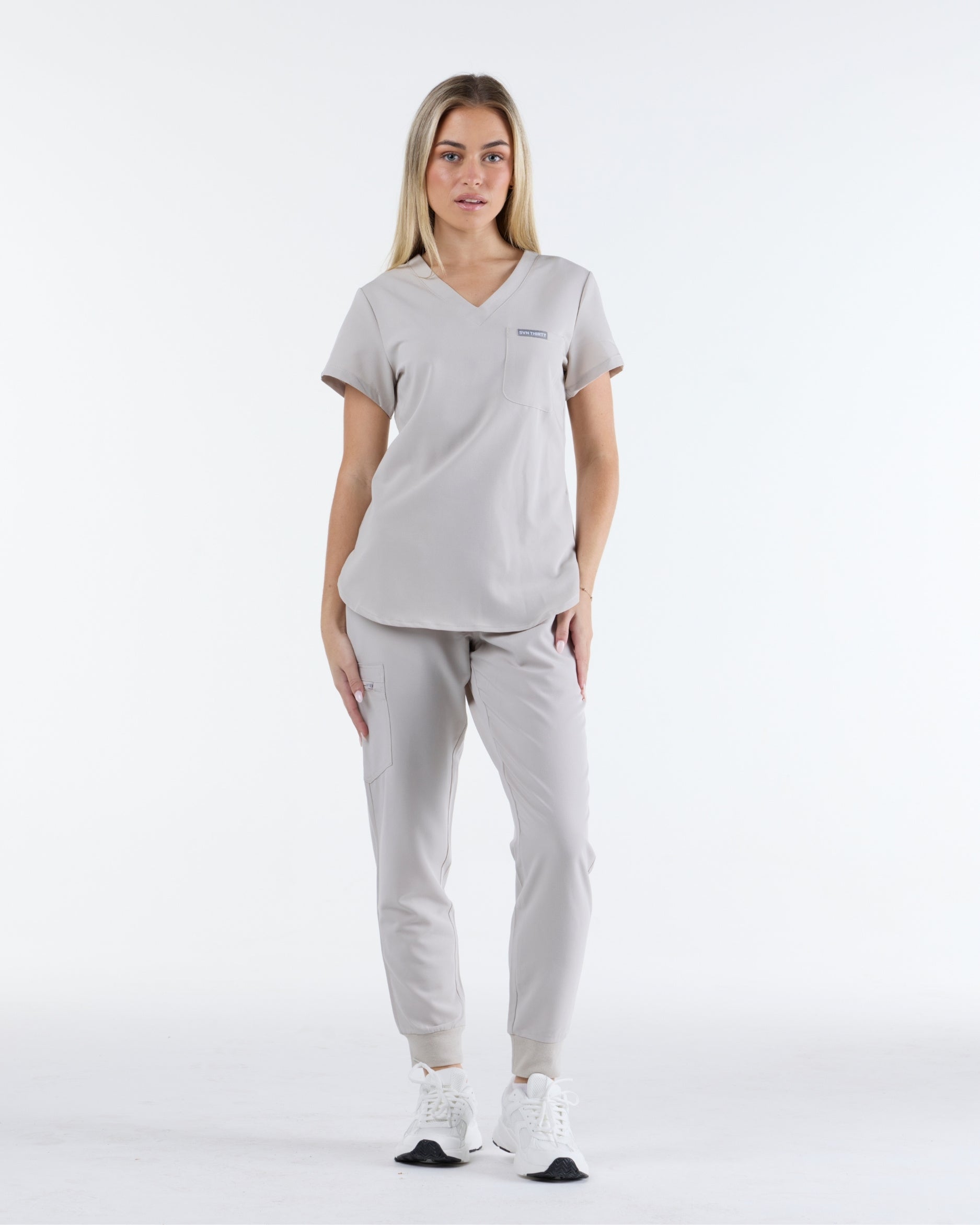 Jogger Scrub Pants Silk Sand