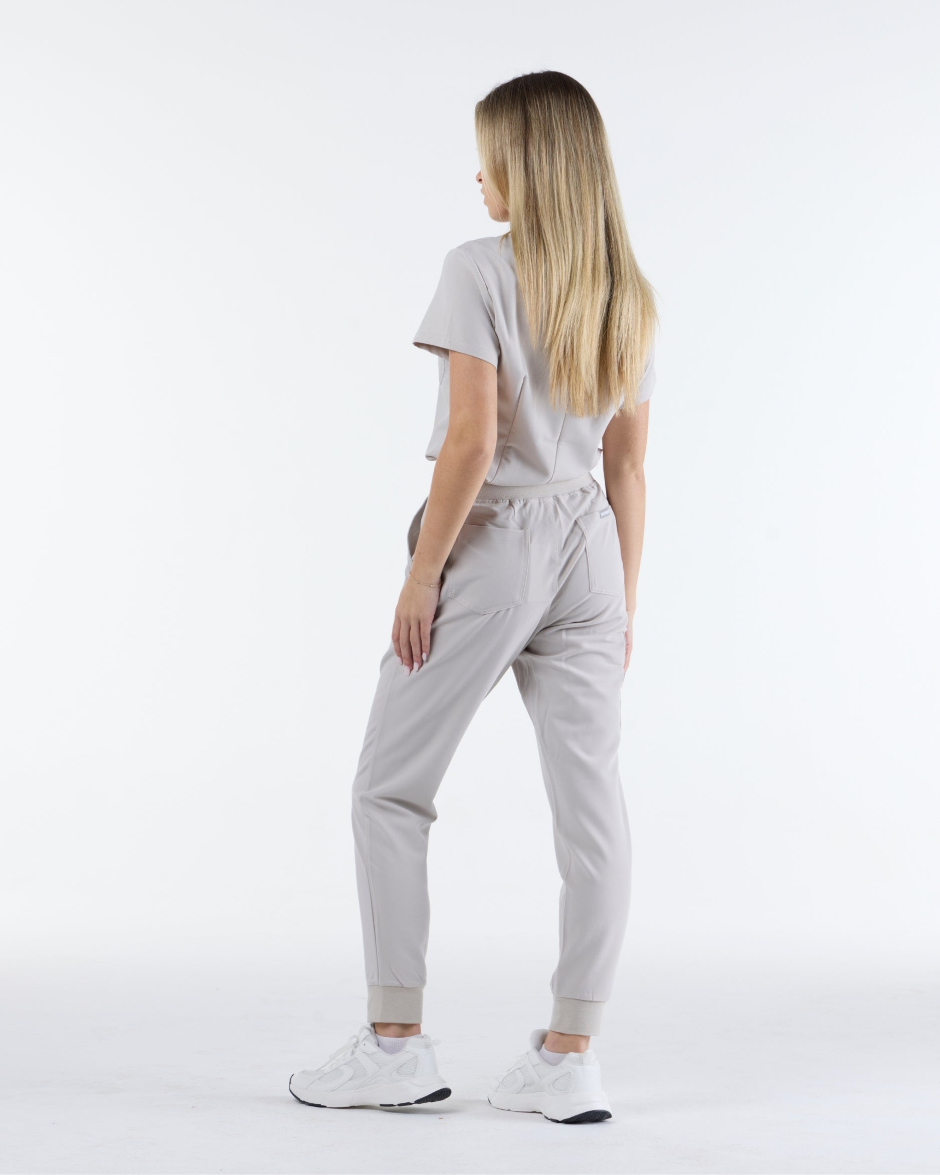 Jogger Scrub Pants Silk Sand