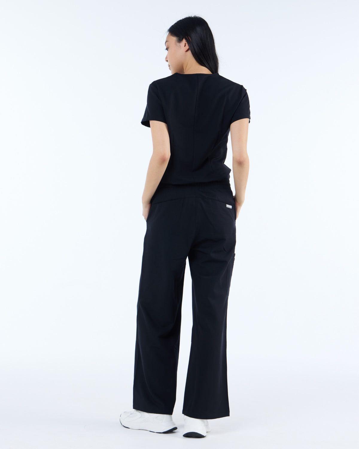 Lounge Leg Scrub Pants Ink Black | Seven Thirty Wear