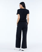 Lounge Leg Scrub Pants Ink Black
