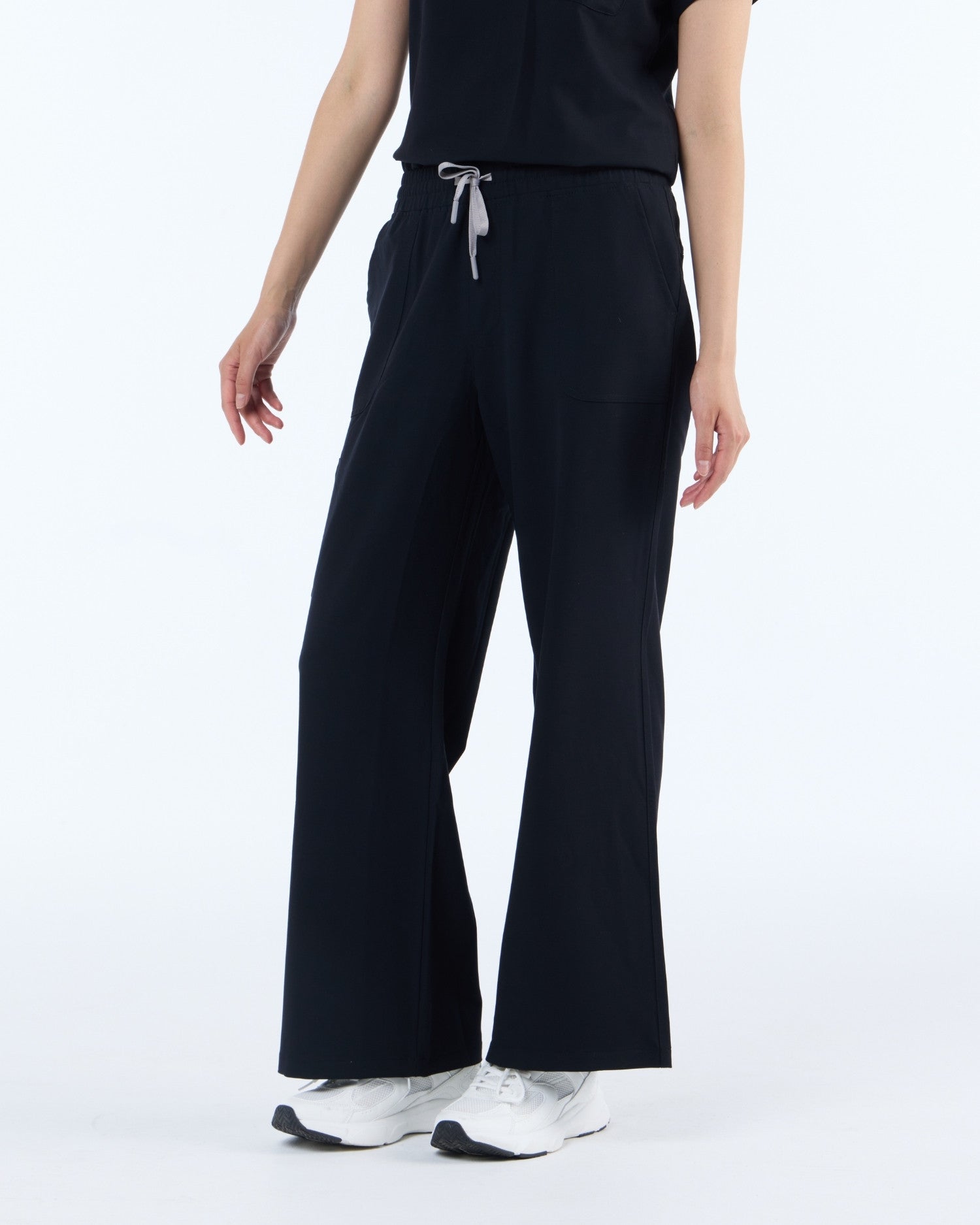 Lounge Leg Scrub Pants Ink Black