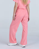 Lounge Leg Scrub Pants Blooming Pink