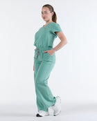 Lounge Leg Scrub Pants Mist Green