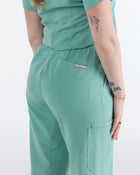 Lounge Leg Scrub Pants Mist Green