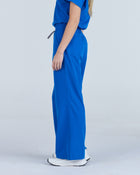Lounge Leg Scrub Pants Iris Blue