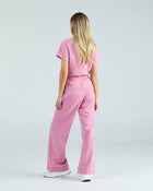 Lounge Leg Scrub Pants Blush Pink