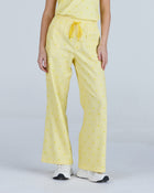 Lounge Leg Scrub Pants Butter Cream Polka