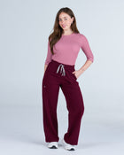 3/4 Sleeve Underscrub Pink Stripes