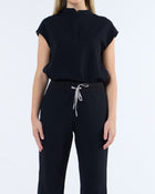 Straight Leg Scrub Pants Ink Black