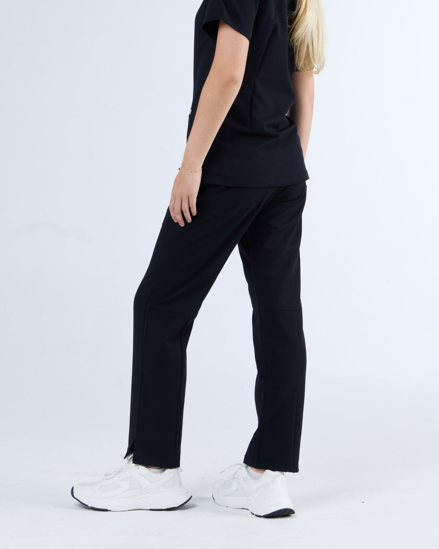 Straight Leg Scrub Pants Ink Black