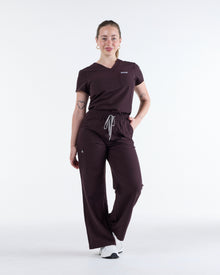Tuck-In Scrub Top Velvet Brown