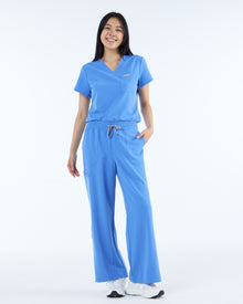 Tuck-In Scrub Top Horizon Blue