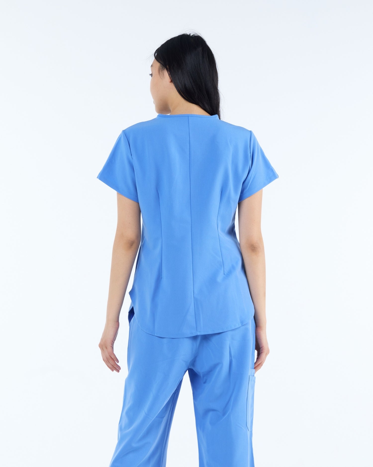 Tuck-In Scrub Top Horizon Blue