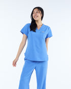Tuck-In Scrub Top Horizon Blue