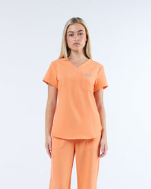Tuck-In Scrub Top Sunkissed Peach