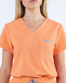Tuck-In Scrub Top Sunkissed Peach