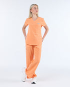 Tuck-In Scrub Top Sunkissed Peach