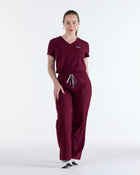 Tuck-In Scrub Top Rouge Burgundy