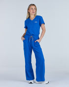 Tuck-In Scrub Top Iris Blue