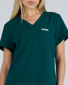 Tuck-In Scrub Top Meadow Green