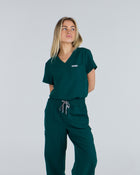 Tuck-In Scrub Top Meadow Green