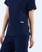 Duo Pocket Scrub Top Nightfall Navy