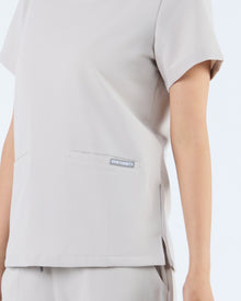 Duo Pocket Scrub Top Silk Sand