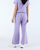 Lounge Leg Scrub Pants Dusky Lilac