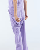 Lounge Leg Scrub Pants Dusky Lilac
