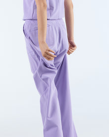 Lounge Leg Scrub Pants Dusky Lilac