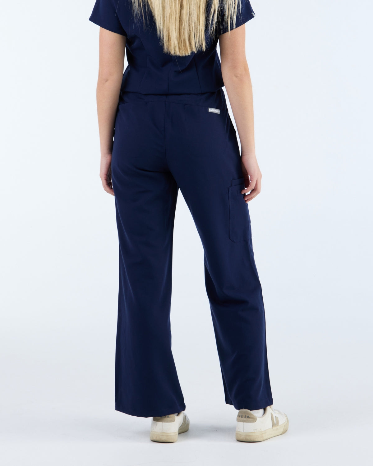 Lounge Leg Scrub Pants Nightfall Navy | Seven Thirty Wear