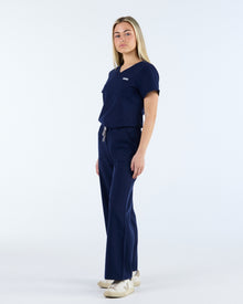 Lounge Leg Scrub Pants Nightfall Navy