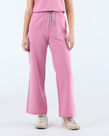 Lounge Leg Scrub Pants Blush Pink