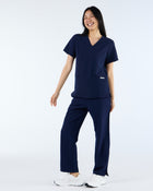 Straight Leg Scrub Pants Nightfall Navy