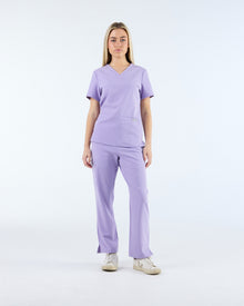 Straight Leg Scrub Pants Dusky Lilac