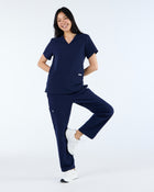 Straight Leg Scrub Pants Nightfall Navy