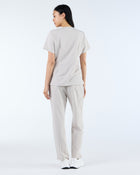Straight Leg Scrub Pants Silk Sand
