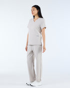 Straight Leg Scrub Pants Silk Sand